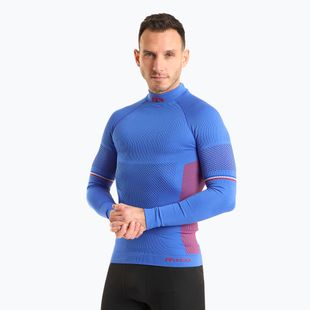 Férfi termoaktív felső Mico M1 Mock Neck cobalto