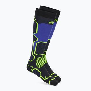 Sízokni Mico Medium Weight Warm Control Ski black/fluorescent yellow