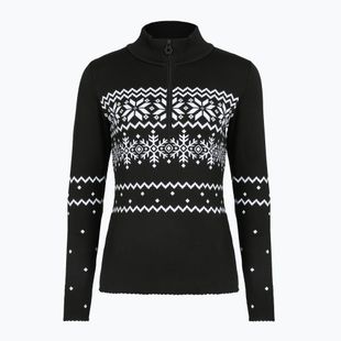 Női thermo pulóver Newland Groenlandia Half Zip black/white