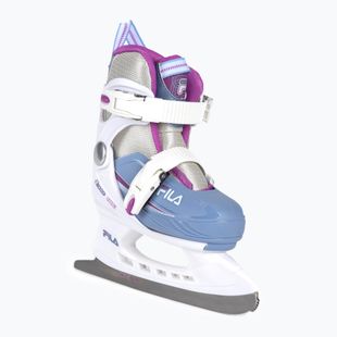 Gyermek korcsolya FILA J-One G HR white/light blue