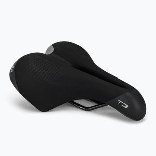 Kerékpár nyereg Selle Italia Sportouring T 3 Flow, Fec Alloy Rail, Soft-Tek, Light Gel fekete