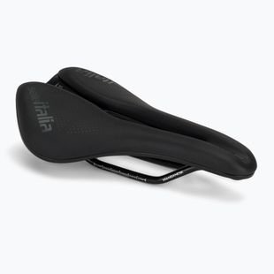 Kerékpár nyereg Selle Italia Novus Boost Evo Gravel TM Superflow, Mangán sín, Soft-Trek fekete