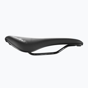 Kerékpár nyereg Selle Italia Novus Boost Evo Gravel TM Superflow, Mangán sín, Soft-Trek fekete