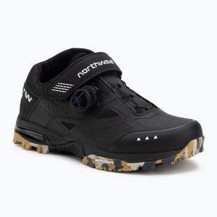 Férfi MTB kerékpáros cipő Northwave Enduro Mid 2 black/camo
