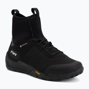 Férfi MTB kerékpáros cipők Northwave Multicross Mid GTX black