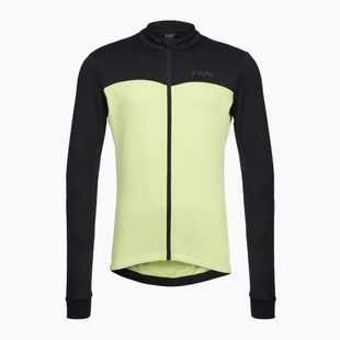 Férfi Northwave Force 2 Jersey FZ hűvös matcha/fekete kerékpáros melegítő felső