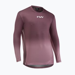 Férfi kerékpáros hosszú ujjú póló Northwave Edge 2 dusty mauve