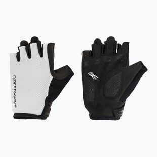 Férfi kerékpáros kesztyűk Northwave Active Max Short Finger light grey