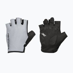 Férfi kerékpáros kesztyűk Northwave Active Max Short Finger light grey