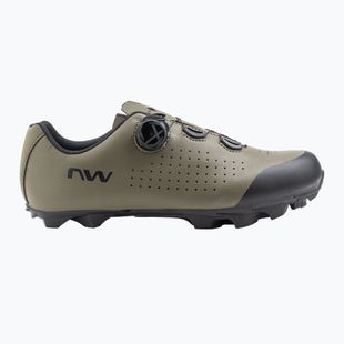 Férfi MTB kerékpáros cipő Northwave Scorpius Plus green forest/black