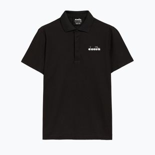 Férfi tenisz póló Diadora Statement Polo SS 80013 fekete DD-102.176856