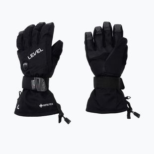 Férfi snowboard kesztyű Level Half Pipe Gore Tex fekete 1011