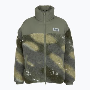 Női EA7 Train Contemporary Sport Medium Padded fancy basil csillag kabát