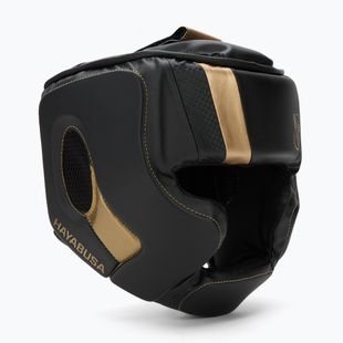 Box fejvédő Hayabusa T3 Headgear black/gold