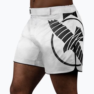Férfi Hayabusa Icon Mid-Thigh MMA edzőnadrág fehér/fekete