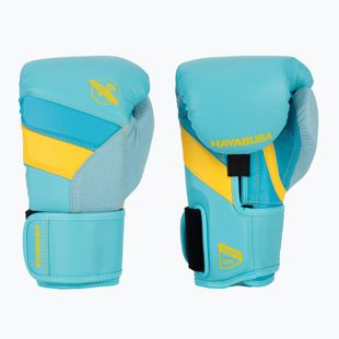 Hayabusa T3 kék/sárga bokszkesztyű
