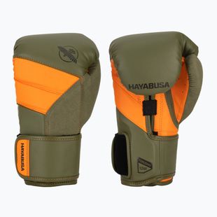 Hayabusa T3 zöld/narancs bokszkesztyű