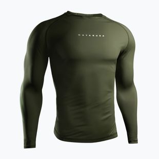 Férfi hosszú ujjú rashguard Hayabusa Core Rash Guard green