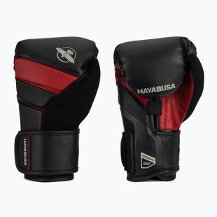 Hayabusa T3 fekete/piros bokszkesztyű