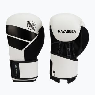 Hayabusa S4 fekete-fehér S4BG bokszkesztyűk