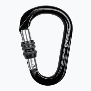 Grivel Mega K6N Screw Lock mászókarabiner black/black