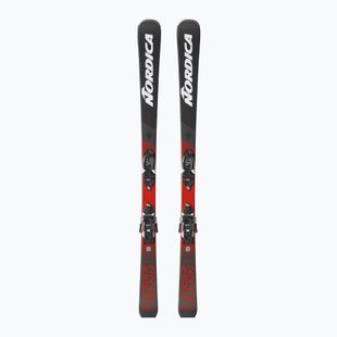 Gyerek alpesi sílécek Nordica Doberman Combi Pro S + wiązania J7.0 FDT anthracite/red