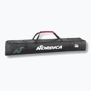Síléctáska Nordica Single Ski Bag (Eco Fabric) black/white/red