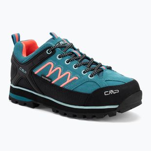 Női túrabakancs CMP Moon Low Wp teal/red fluo