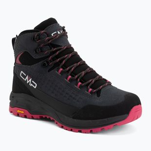 Női túracipők CMP Vertyx Mid Waterproof grey/fuxia