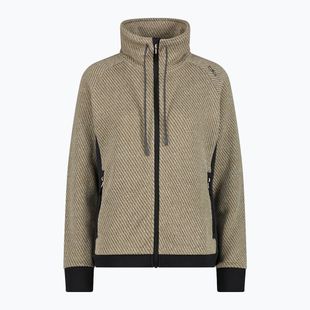 Női pulóver CMP 35H1646 Jacquard Knitted vanilla