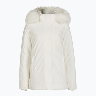 Női bélelt dzseki CMP 35K3626F Zip Hood Synthetic Fur chalk white/blue ink