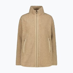 Női dzseki CMP 35P3846 Long Teddy Highloft cookie