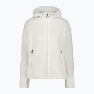 Női pulóver CMP 35P3856 Long Teddy Highloft chalk white