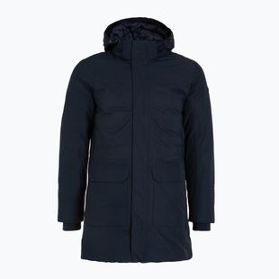 Férfi esőkabát CMP 35K3737 Parka Zip Hood black/blue/winter sun