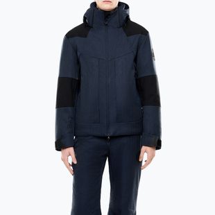 Férfi síkabát EA7 Emporio Armani Elitary Fashion fancy blue herringbo