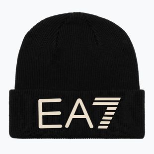 Téli sapka EA7 Emporio Armani Mountain Logo Series Big Beanie black
