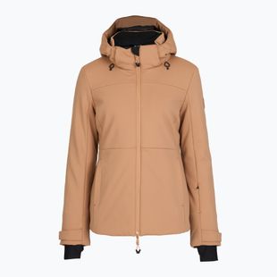 Női síkabát EA7 Emporio Armani Pure Softshell mocha mousse