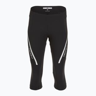Női Castelli Velocissima 3 Knicker W fekete/ezüst kerékpáros rövidnadrág
