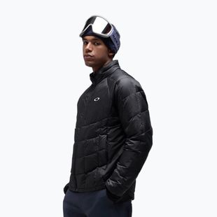 Férfi pehelykabát Oakley Peakbound Packable Down pitch black