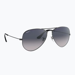 Napszemüveg Ray-Ban Aviator Classic gunmetal/blue polarized