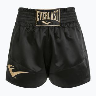 Edzőshort Everlast Muay Thai black/gold