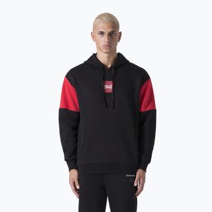 Férfi pulóver Everlast Streetwear Hoodie black/red