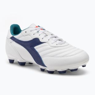 Diadora Brasil 2 R LPU JR gyermek focicipő fehér/tengerészkék