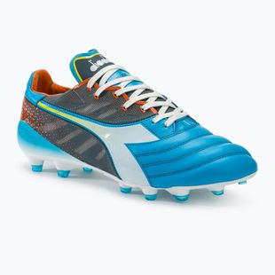 Férfi focicipő Diadora Brasil Elite Veloce GR ITA LPX blue fluo/white/orange