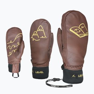 Női síkesztyűk Level Ivory Mitt brown