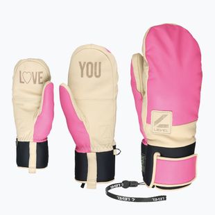 Snowboardkesztyűk Level Rover Mitt fucsia