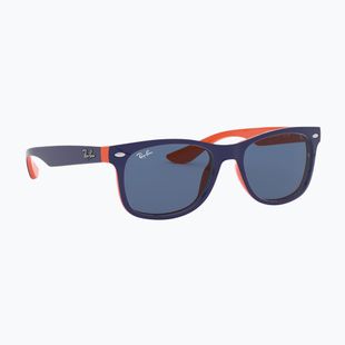 Gyerek napszemüveg Ray-Ban New Wayfarer matte black/blue