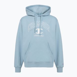 Férfi pulóver Champion 221599 Sweatshirt Hooded baby blue