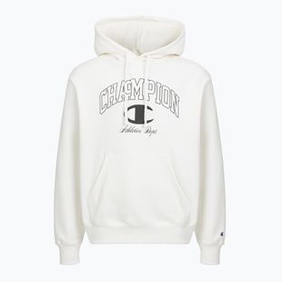 Férfi pulóver Champion 221599 Sweatshirt Hooded white