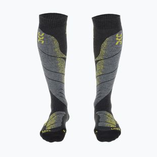 Férfi sízokni UYN Ski All Mountain anthracite melange / yellow